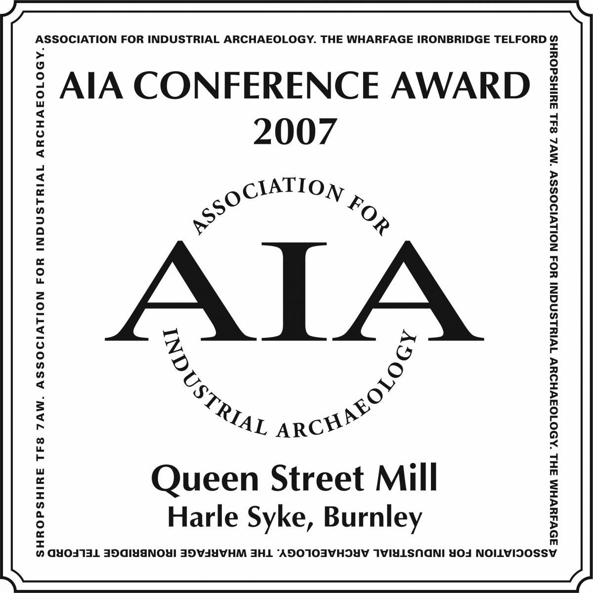 AIA Conference  Award 2007