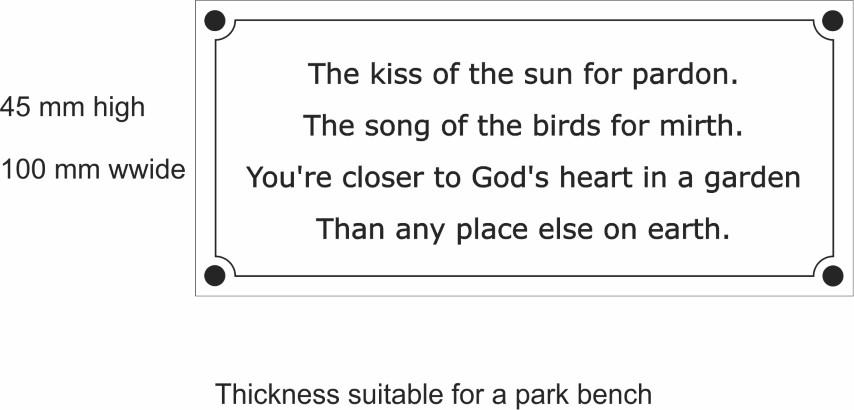 Garden seat.Kiss (Small) (1)