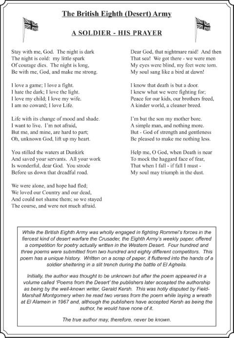 Soldier Prayer - Eighth Army (2) (Small)
