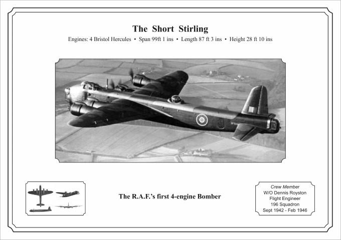 Stirling A5 plaque (Small)