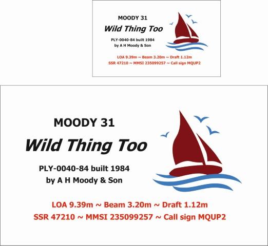 Wild Thing plaque (Small) (1)